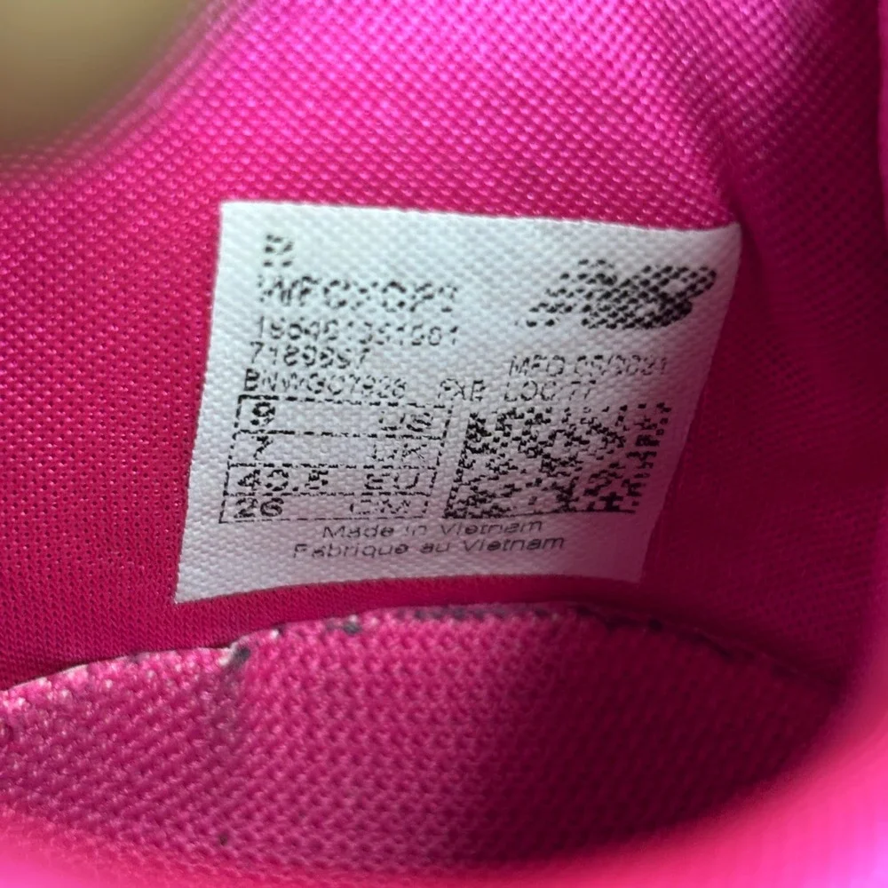 New Balance FuelCell Rebel v2 Athletic Running Shoes Pink White Womens Size 9 B